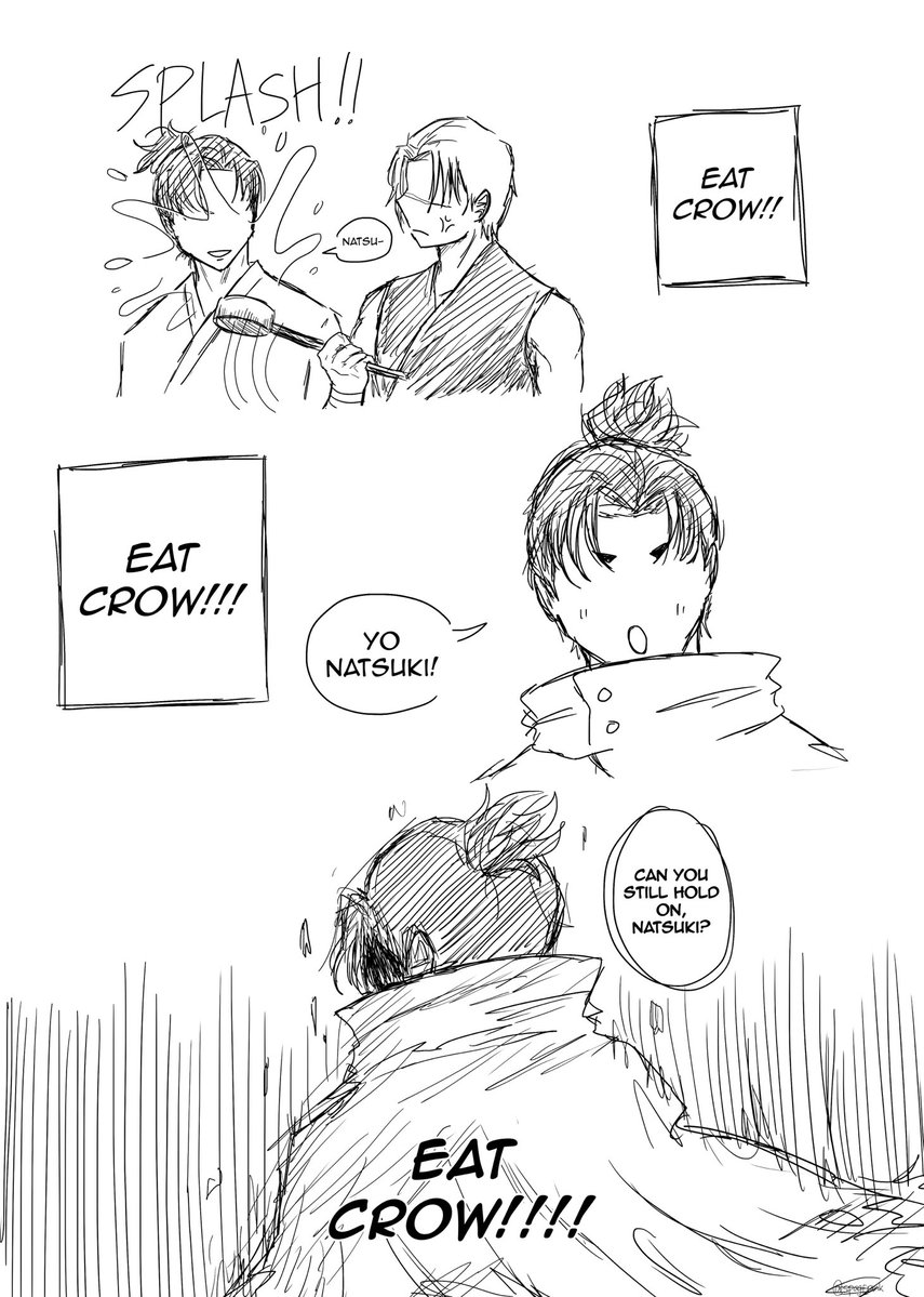 spagfrank's tweet image. Reposting my UruNatsu short comic here so more of you can see it ✌️
#Kagurabachi