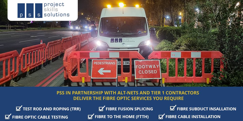 PSS_Installs's tweet image. Simplify your next cabling project.
We take care of every step — surveys, traffic management, installation, and commissioning — so you don’t have to.
 bit.ly/2TTQt38 #fibreoptic #contractorcabling