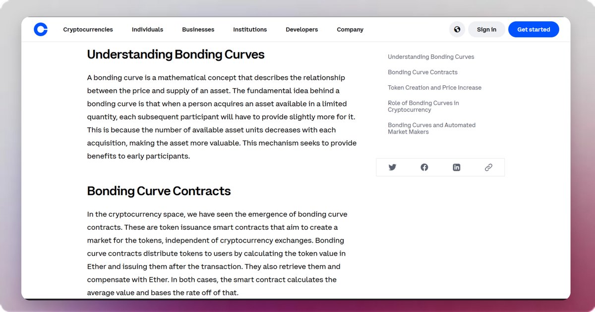 shashankpoola's tweet image. Revisiting the bonding curve formula, 
- It establishes initial token pricing by mathematically linking price to supply, ensuring prices start low(0.000001), not exactly zero, and rise predictably as tokens are minted.