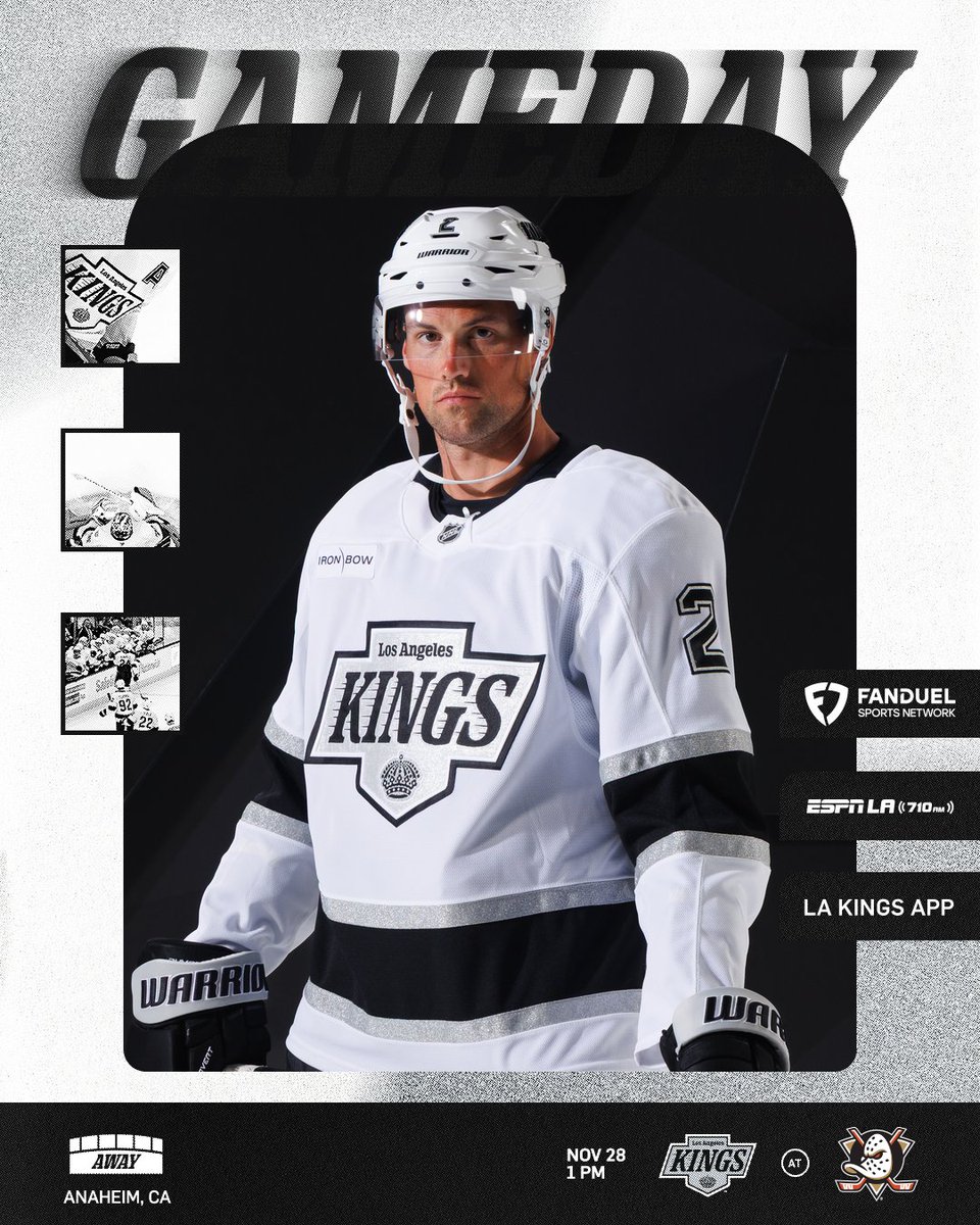Black Friday in Anaheim! 🦆

🆚 Anaheim Ducks
📍 Anaheim, CA
⏰ 12:30 PM tune in
📺 <a href="/FanDuelSN_West/">FanDuel Sports Network West</a>
🎧 LA Kings App | <a href="/ESPNLosAngeles/">ESPN Los Angeles</a> 710 AM
📲 lakings.com/tune-in

#GoKingsGo