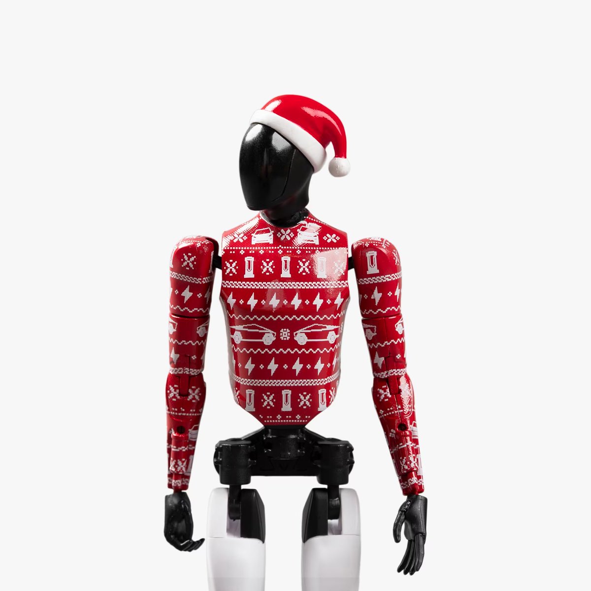 Tesla Bot クリスマスver 可動 人形 ロボット 🎄🇪🇺 Tesla now offers the Holiday Edition of the Optimus Bot