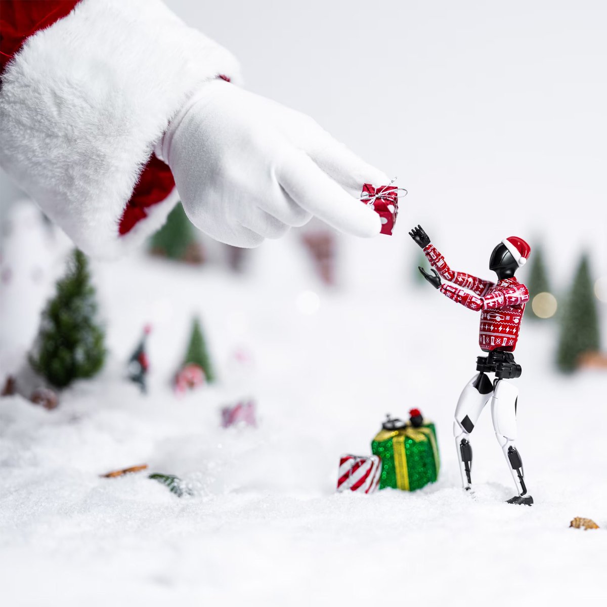 Tesla Bot クリスマスver 可動 人形 ロボット 🎄🇪🇺 Tesla now offers the Holiday Edition of the Optimus Bot