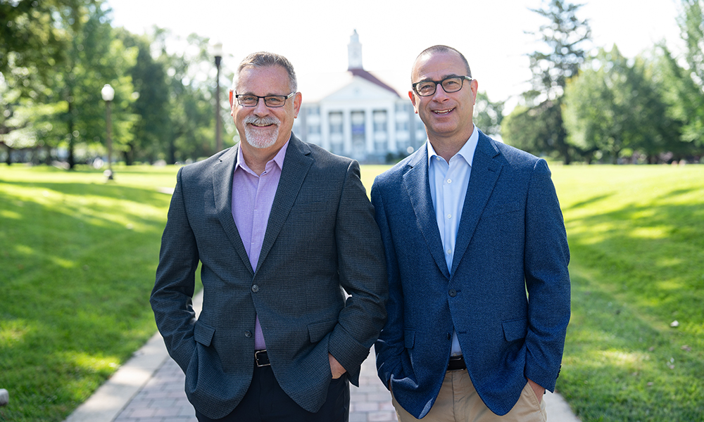 A lifetime of trust 💜 Alan Leffers (’87, ’90M) and Michael Longo have supported JMU for nearly 40 years, and now they’re investing in the future with a $1M planned gift to unrestricted funds. 

Check out their story: jmu.edu/news/2025/09/1…
#JMUProud #DukesDo