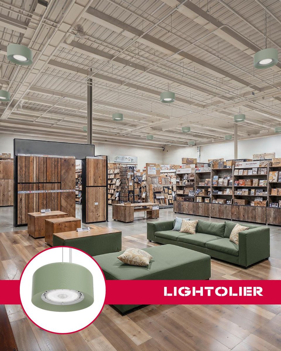 SLSGroupInc's tweet image. High ceilings, high expectations.

The Lightolier IHB Series high bays deliver efficacy, durability, and sustainable design. Brighten your environment with powerful performance designed for grocery stores, large retailers, auto showrooms, and beyond.

#lightingdesign #3dlighting