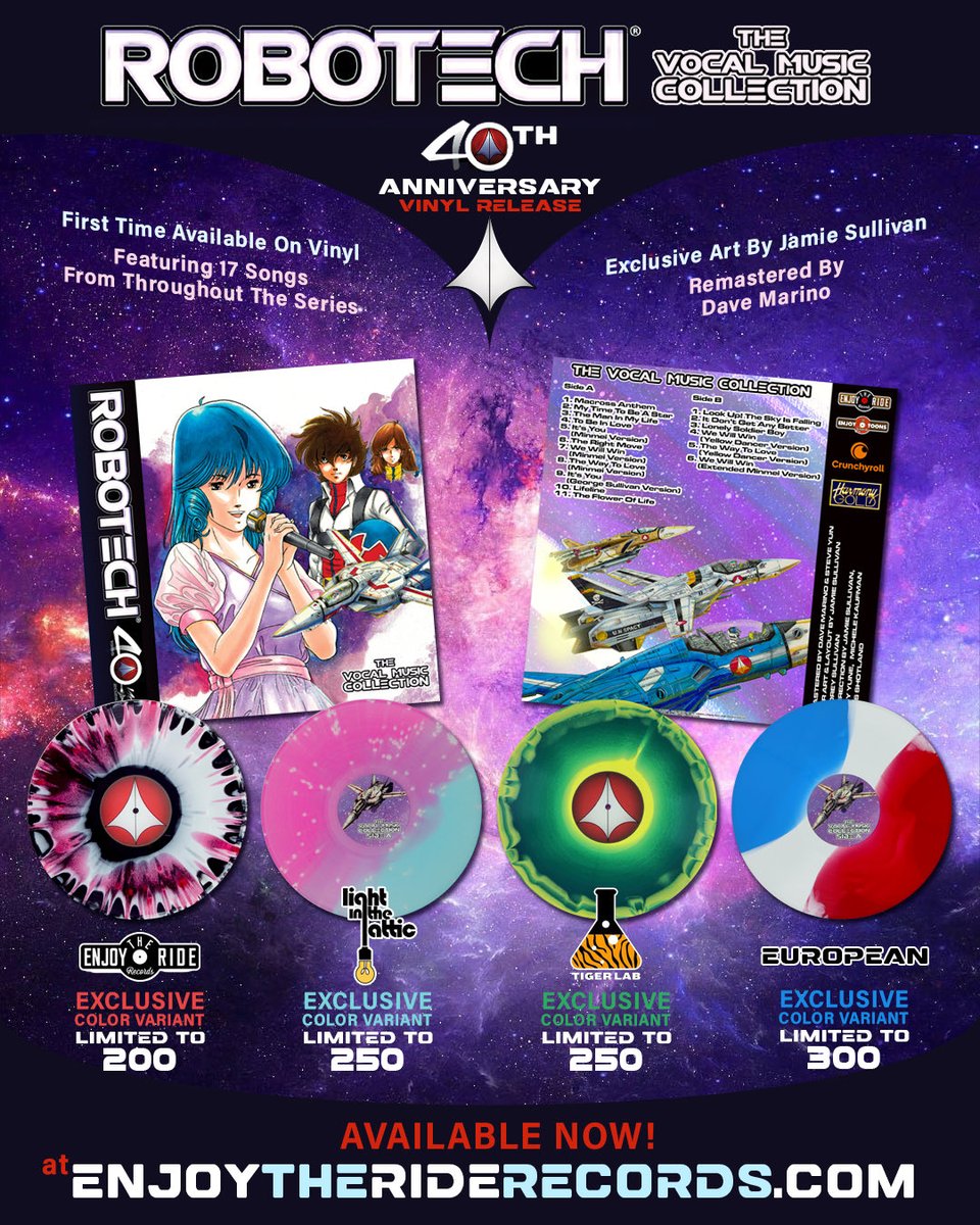 EnjoytherideRES's tweet photo. Now Available at
https://t.co/KZZge31tJV: Hey Arnold! The Music Vol. 1 &amp; Robotech - The Vocal Music Collection, both on limited edition colored vinyl. Be sure to snag yours today.
Happy Record Store Day to all who are partaking in the festivities today. #RSD2025 #RecordStoreDay https://t.co/FuHZ0LnuwD