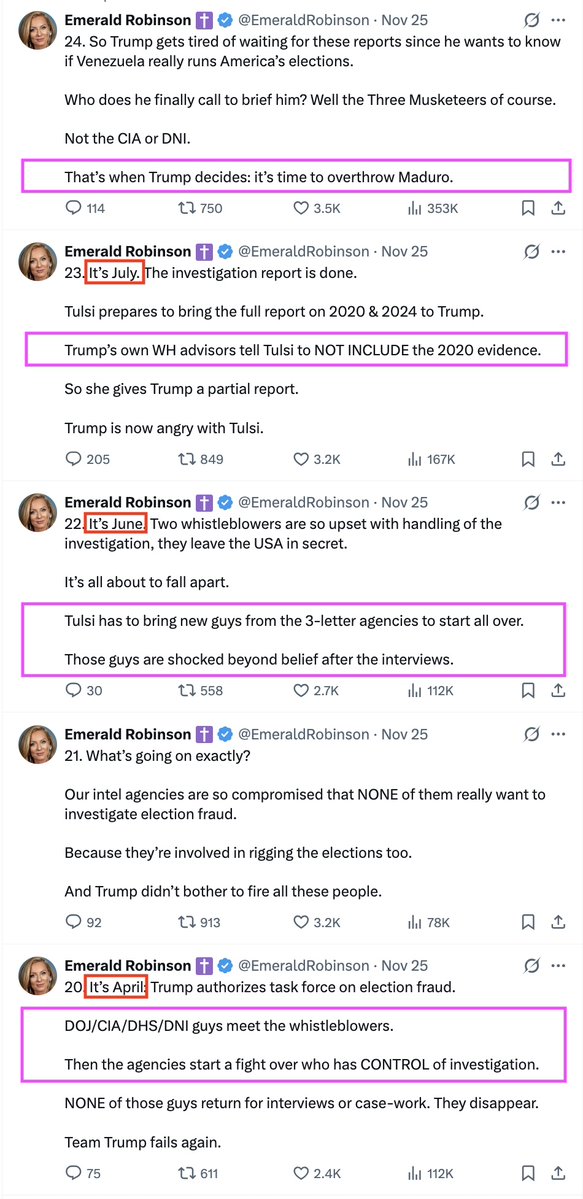 "We have evidence of how these electronic voting systems have been vulnerable to hackers for a very long time, and vulnerable to exploitation to manipulate the results of the votes being cast." - April 10, 2025

Why is this going on so long?

Turf battles, treason agents,