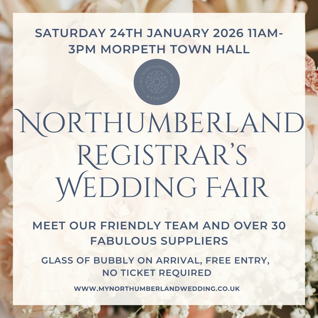 One for the diary!📅💕Our hugely popular #WeddingFair returns! Everything you need to help plan your big day, amazing suppliers &amp; your lovely registrars. All on hand to help your dream day wishes come true 🤍
 #weddingsuppliers #yourdayyourway #engaged #weddingplanning