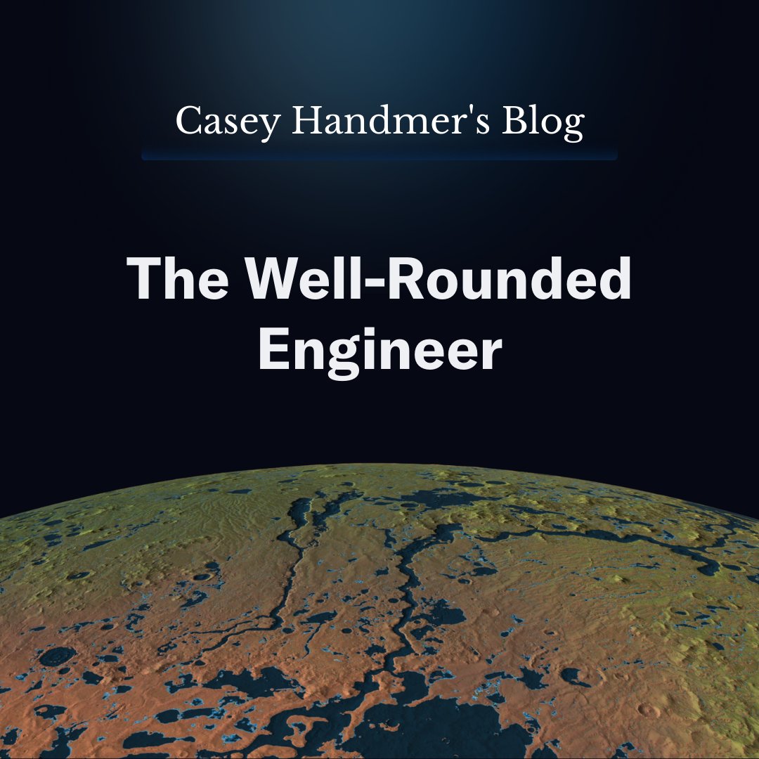 Why do some engineers stand out while others stall?

In his blog, "The Well-Rounded Engineer," Casey Handmer argues that technical skill is only half the equation. The other half is understanding the coordination problem: how teams, incentives, and systems actually work.

An