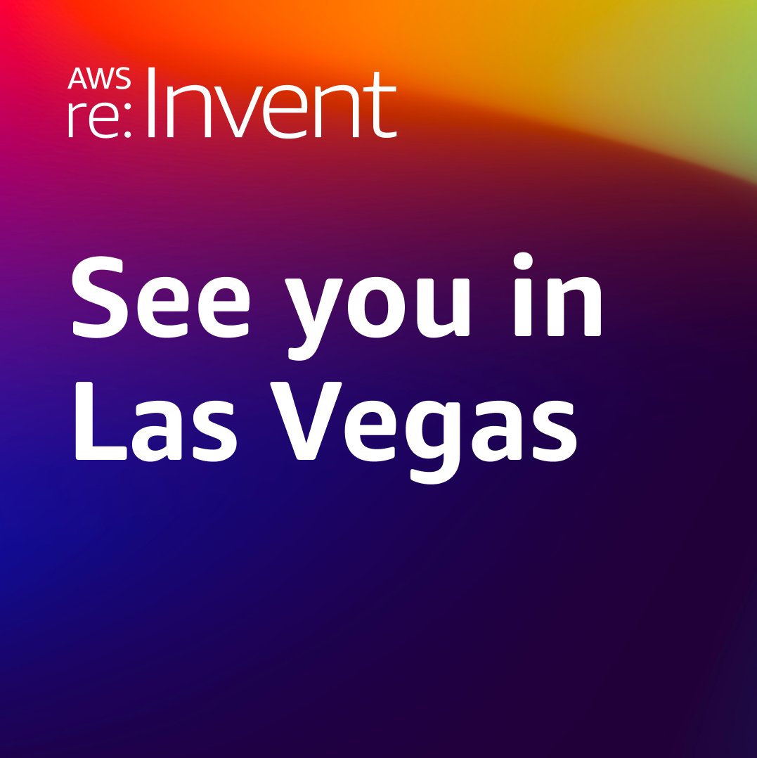AWS_Nonprofits's tweet image. 😀 The time is almost here. We can&apos;t wait to see you at AWS re:Invent! go.aws/4ioeEOr