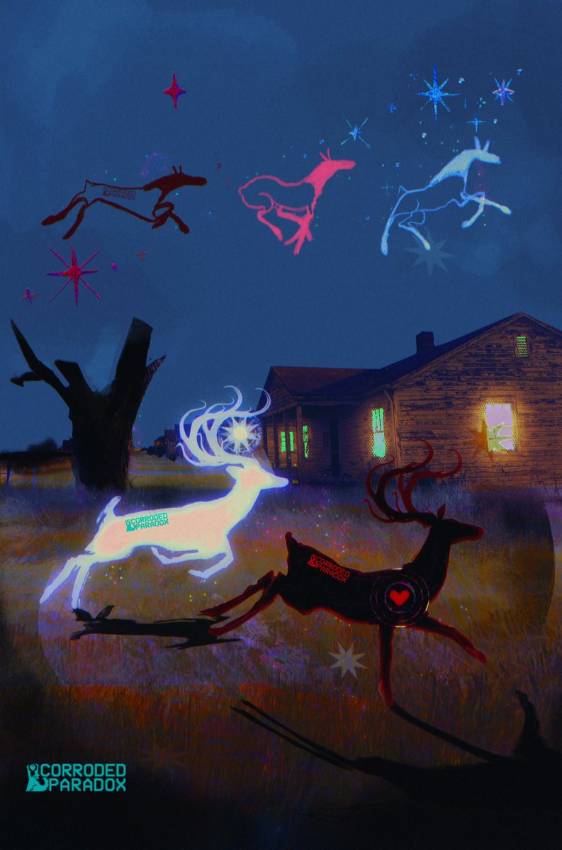 I’ve done it twin. I’ve turned us into spectral deer. Twin run they are hunting us twin.