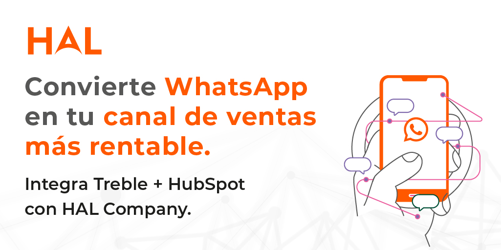 HALCompany's tweet image. Si tu equipo vende por WhatsApp, pero no tienes integración ni automatización… estás perdiendo ventas todos los días.

Integra Treble + HubSpot. 
 Contáctanos y te mostramos cómo implementarlo.

#WhatsApp #HubSpot #CRM #Treble #HALCompany #Trazabilidad #MarketingAutomation
