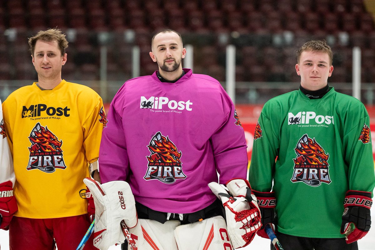 Debuting our brand new MiPost sponsored training jerseys during practice. We're looking forward to seeing the players wearing them this season! 🏒😍

Thank you to our new official training kit sponsor MiPost, the postal brand of McLays, for partnering with us on the ice ❤️🔥