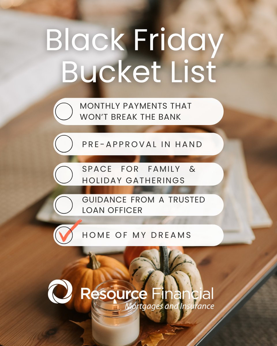 ResourceFS's tweet image. While you’re shopping for the perfect deal… don’t forget the biggest item on your wish list: homeownership. 🏠 We’re here to make it happen. 

#MortgageAdvice #ResourceFinancial #HolidayHomeGoals