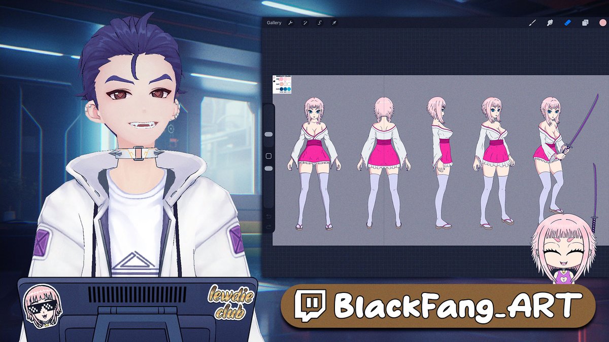 I’m LIVE 😤
Still not done with this damn character sheet — trying to finish it today so I can finally move on to the next one ✍️
She’s close… maybe
#VTuber #WAXFAM