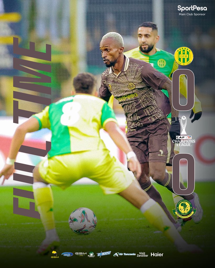 ⏱️| 𝐅𝐓 #CAFCL 

JS Kabyllie 0🆚0 Young Africans SC

#TimuYaWananchi
#DaimaMbeleNyumaMwiko