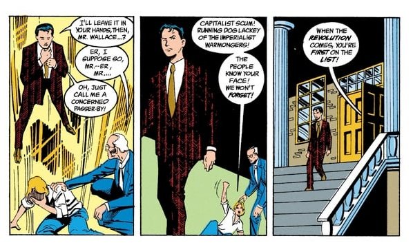 암튼 팀과 로니의 첫만남 너무 좋아하긔(둘이 상극이라 ㅋㅋ)
로니: 더러운 자본주의자새끼! 제국주의자 전쟁광 앞잡이 새끼야!! 혁명이 시작되면 너같은 놈들이 제일 먼저 숙청될거다!!
팀: 😑