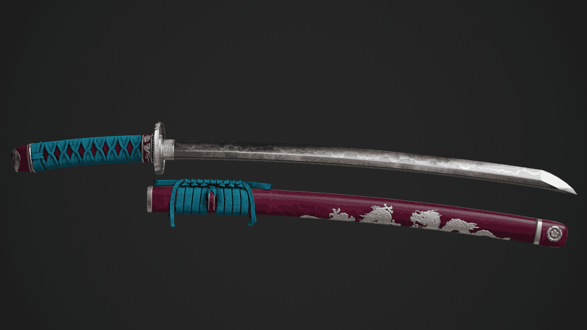 Ghoustly3D's tweet image. Tokimori - Katana
#Modeling #Blender #Marmoset #Dev #SubstancePainter #RoDevs #RobloxDev