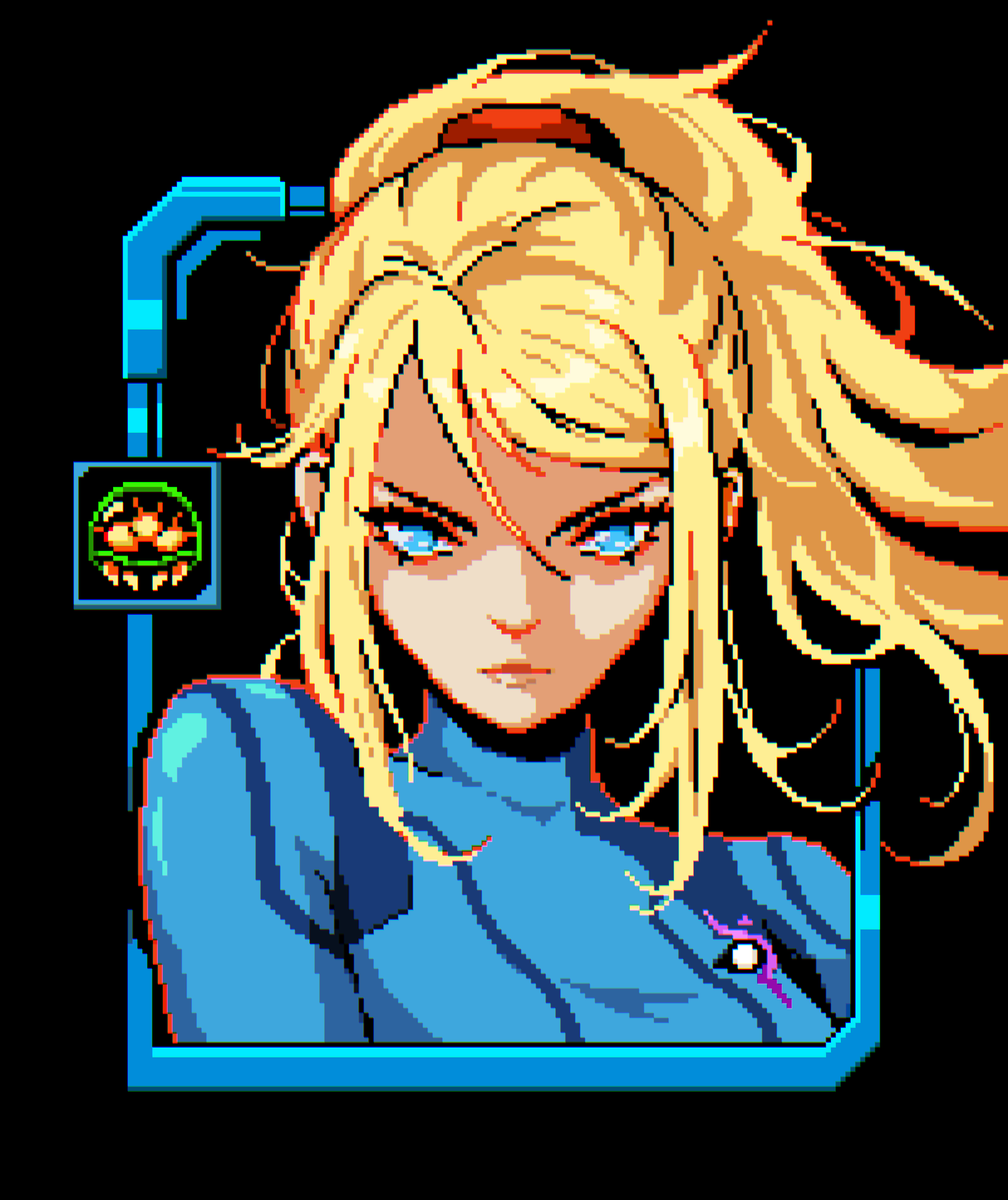 AnnaWintery's tweet image. &quot;See you next mission!&quot;

#pixelart #ドット絵 #Metroid