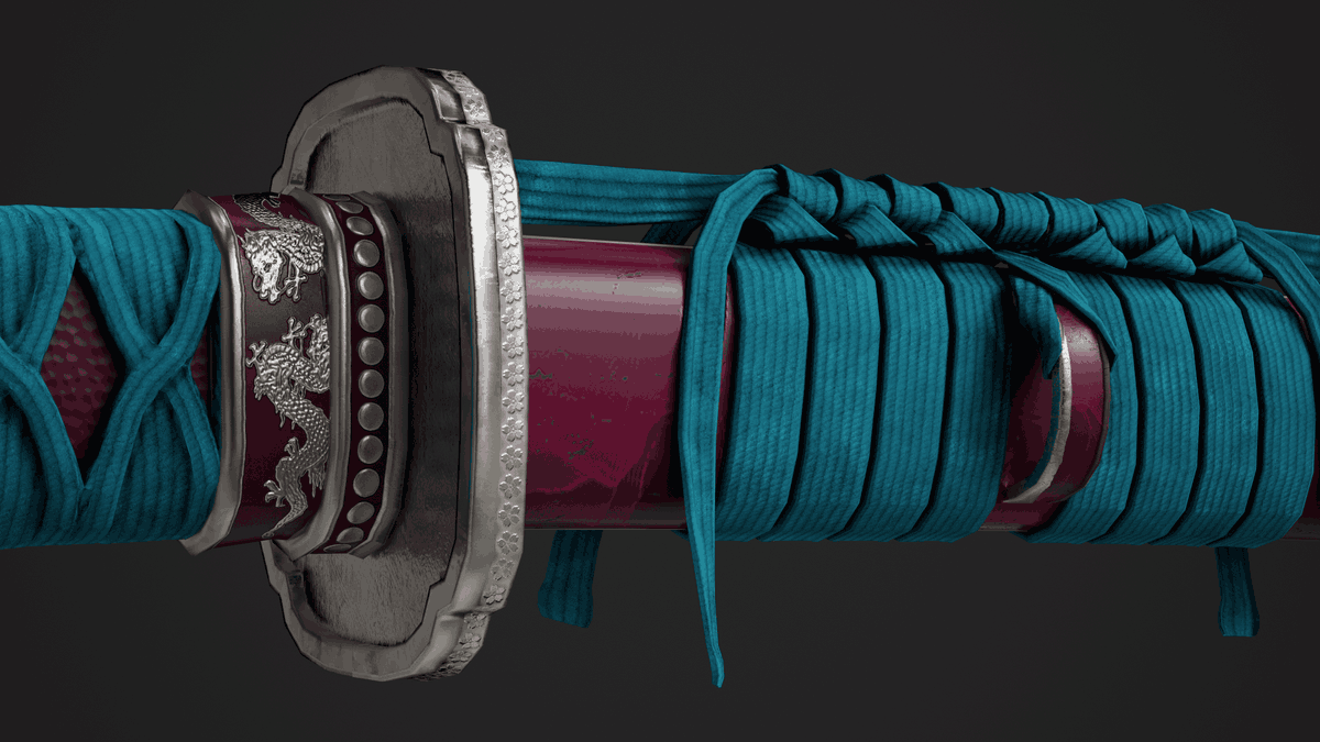 Ghoustly3D's tweet image. Tokimori - Katana
#Modeling #Blender #Marmoset #Dev #SubstancePainter #RoDevs #RobloxDev