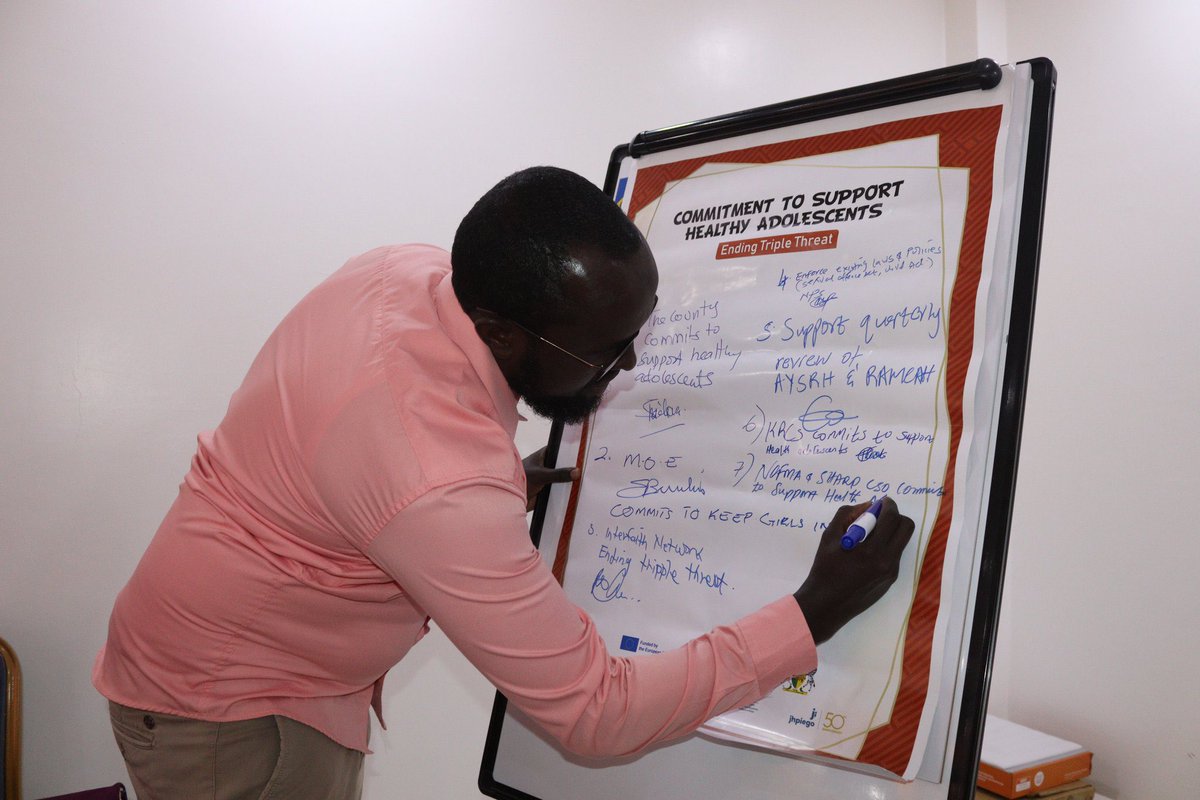 NOFMA2's tweet image. A powerful moment today as stakeholders from health, education, gender, and CSOs united to sign commitmen advancing #SRHR and strengthening support for healthy #Adolescents. Collaboration in action! @ProjectSHARP 

#HealthyAdolescents #16days4ASRH

@HAImedicines @eannaso @medrap