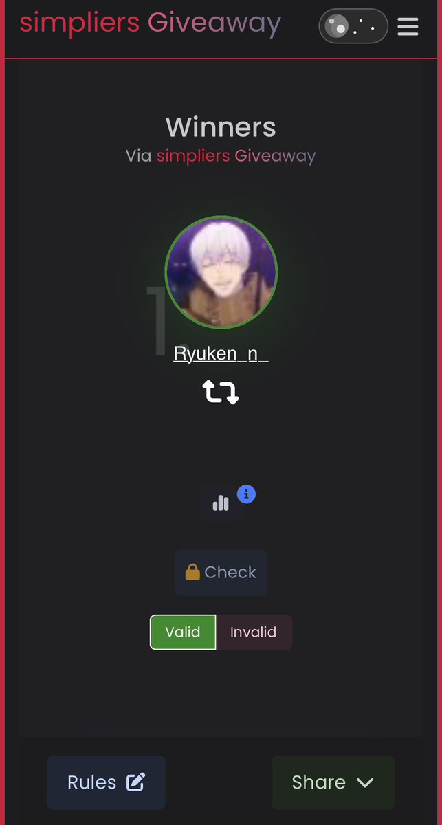 Well, idk this guy but congrats <a href="/Ryuken_n_/">Ryuken</a> 

Klaim hadiah 1x24 jam by dm

Mau saldo e-wallet 25k or weekly diamond pass
Just lemme know

Have a nice weekend everyone
Stay safe