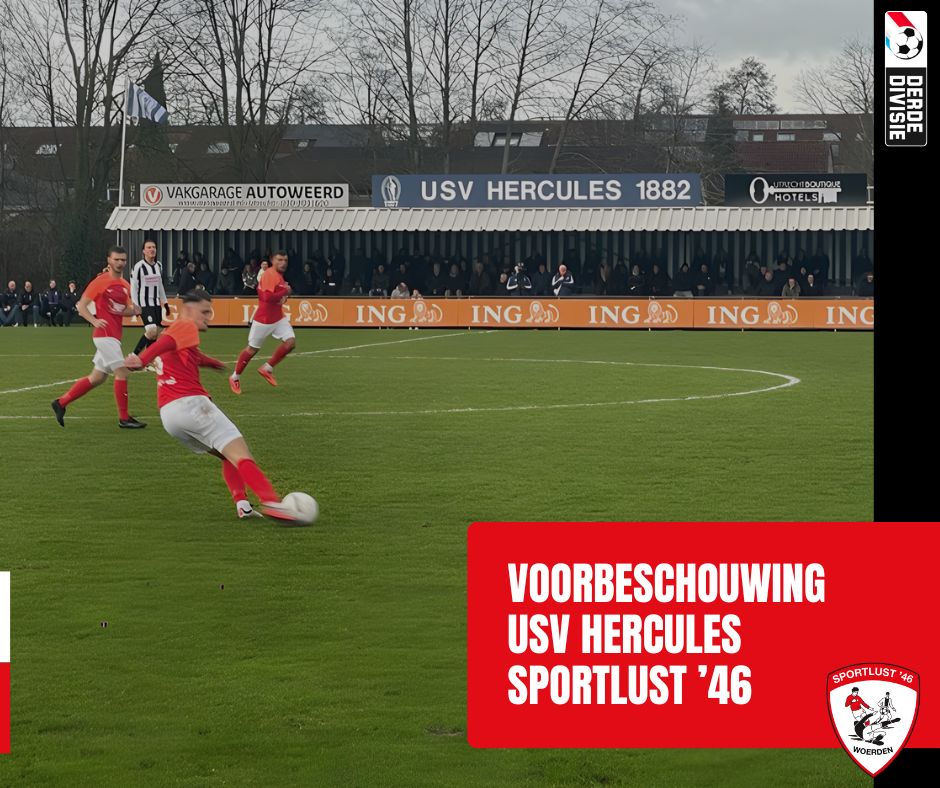 VOORBESCHOUWING | In speelronde vijftien trekt Sportlust '46 zaterdag naar Utrecht voor het duel met Hercules, een ontmoeting die voor de roodhemden voelt als een kans om een lastige periode eindelijk van zich af te schudden. Lees verder: f.mtr.cool/bbvbvmvfjq