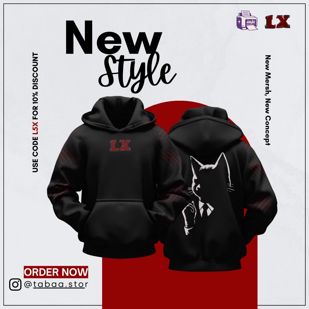 Labrix_'s tweet image. رسمياً يا حبايب

الميرش الاول نزل لكم🤩🐈‍⬛

متوفر الان في متجر @TabaaStore تقدرون تطلبونه و لا تنسون كود الخصم:
L5X
يخصم لكم 10% من قيمة الطلب ❗️

و للمعلومية بتكون فيه هدية رمزية بسيطة
لأول ٣ طلبات و هذا الشي ما راح يتكرر 😎 

رابط المتجر:

salla.sa/Tabaa.Sa

الحقو عليها و…