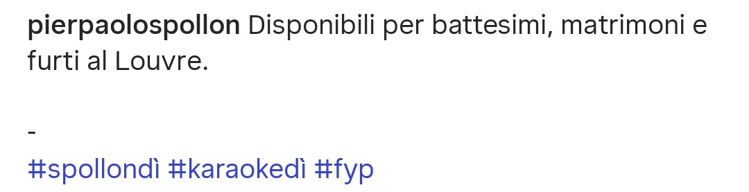 bennyyz_'s tweet image. +reels così e #karaokedì 
la descrizione ICONICA.
@pierspollon #Spollondì #Spollonverso