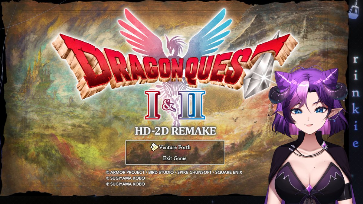 › LIVE 💜 
Starting Dragon Quest I!!