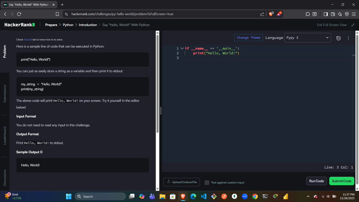 codewithGenZ's tweet image. Day 94-97🚀: #100daysofcode : #GeeksforGeeks
Today i solved problem on #Hackerrank #Leetcode #Python #100daysofchallenge #codinglife #LearnInPublic #learnprogramming #programmer #coder #CodingJourney #codewithGenZ #BuildYourself #Hackathon #Genius #ProblemSolving