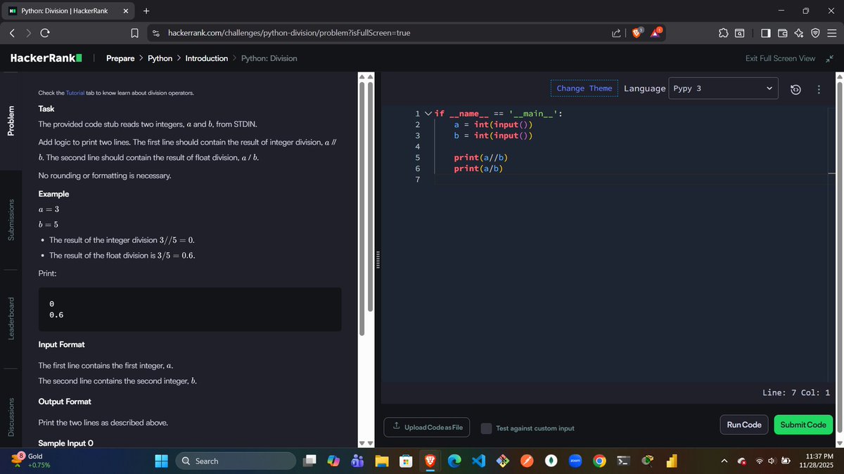 codewithGenZ's tweet image. Day 94-97🚀: #100daysofcode : #GeeksforGeeks
Today i solved problem on #Hackerrank #Leetcode #Python #100daysofchallenge #codinglife #LearnInPublic #learnprogramming #programmer #coder #CodingJourney #codewithGenZ #BuildYourself #Hackathon #Genius #ProblemSolving