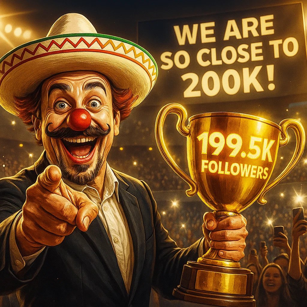 DrClownPhD's tweet image. Guys I need you more than ever for the last 500 followers. I would love to celebrate 200K tonight because I am leaving for a small vacation with my family for the next two days and hitting this milestone would make it even better.

I know it might sound silly to some but I work…