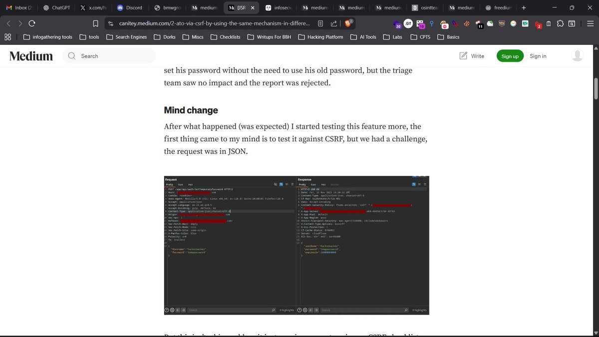 Amnxsec's tweet photo. 30/100 β #HuntingArc β
π₯· Hunting β 3h
π CyberStudy β 30min
β
Good Habits β 8/10
Read few write-ups, did some Recon on target and tested few cases, The target seems very complex, i am fully recovered from sickness , Now i am gonna be consistent.
#BugBounty #InfoSec https://t.co/LmQMYGNbwe