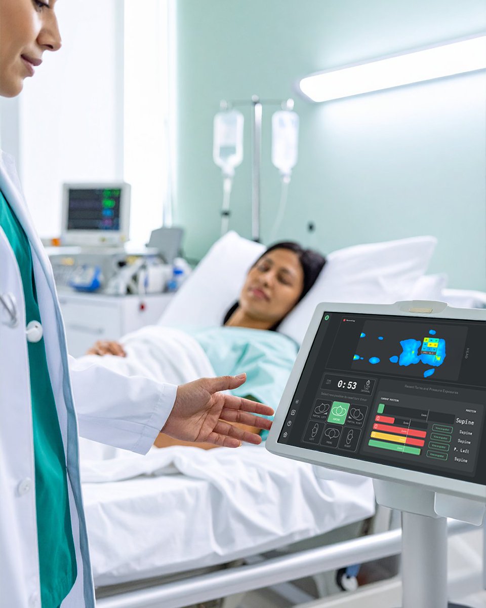 XSENSOR's tweet image. Better prevention, less workload 🛏️
XSENSOR’s CSM empowers clinical teams.
#XSENSOR #ContinuousSkinMonitoring #PressureInjuries #ClinicalTech