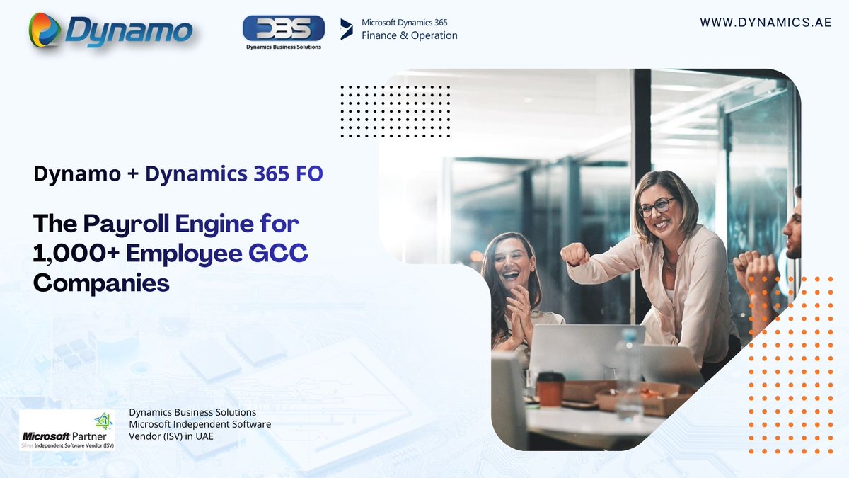 DynamicsBusine2's tweet image. GCC enterprises with 1000+ employees: Streamline payroll with Dynamo Payroll! Integrated with Microsoft Dynamics 365, it automates attendance, overtime, and statutory calculations. Reduce errors and boost compliance. #GCCPayroll #MicrosoftDynamics

dynamics.ae/dynamo-payroll…