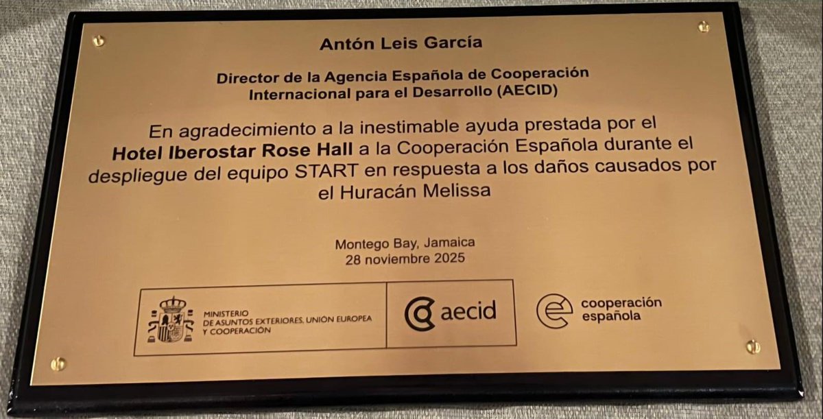 Embajada de España en Jamaica tweet media