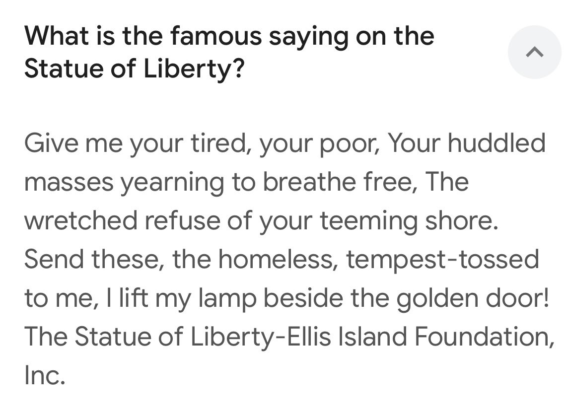 Crackerthe4th's tweet image. Our country is a country of immigrants. Generations of families have come here and built lives that paved the way for our Freedoms and Liberties. Is Trump now going to dismantle the Statue of Liberty because it&apos;s bronze plaque says: