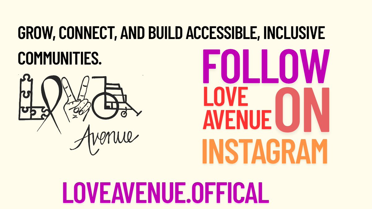 PrincessTUD's tweet image. Follow Love Avenue on Instagram → loveavenue.offical

Grow, connect, and build accessible, inclusive communities.

For inquiries or collaborations → love.avenueLLC1980@gmail.com

#LoveAvenue  #InclusionRevolution #AccessibilityForAll #CommunityBuilders #CreativeCommunity