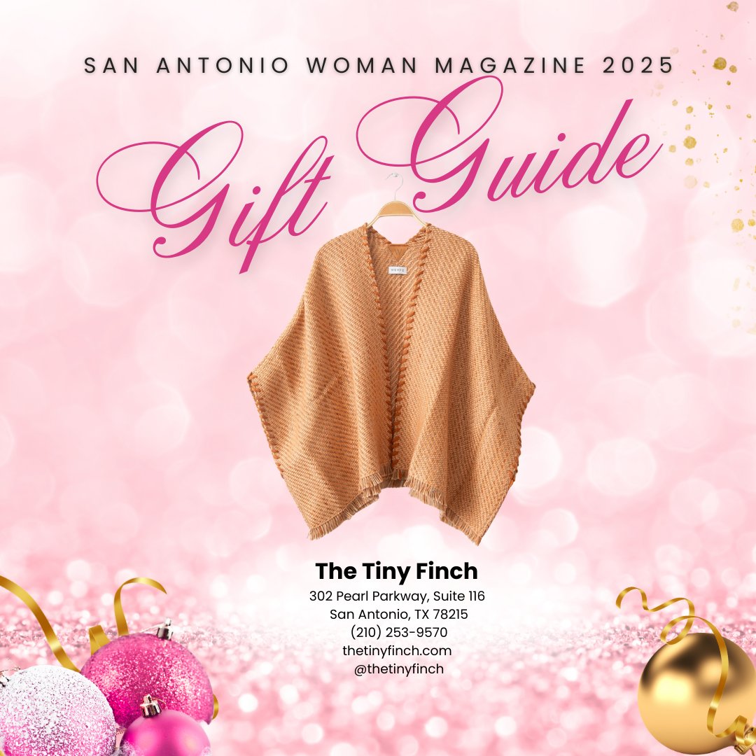 SanAntonioWoman's tweet image. 🎁 Our Day 12 Gift Guide choice is this luxurious, hand-woven Peruvian wool cardigan crafted with exceptional artistry from The Tiny Finch!
#sawomanmagazine #giftguide #shoplocal #holidaygiftguide #thetinyfinch #WoolCardigan #handwoven #specialgifts