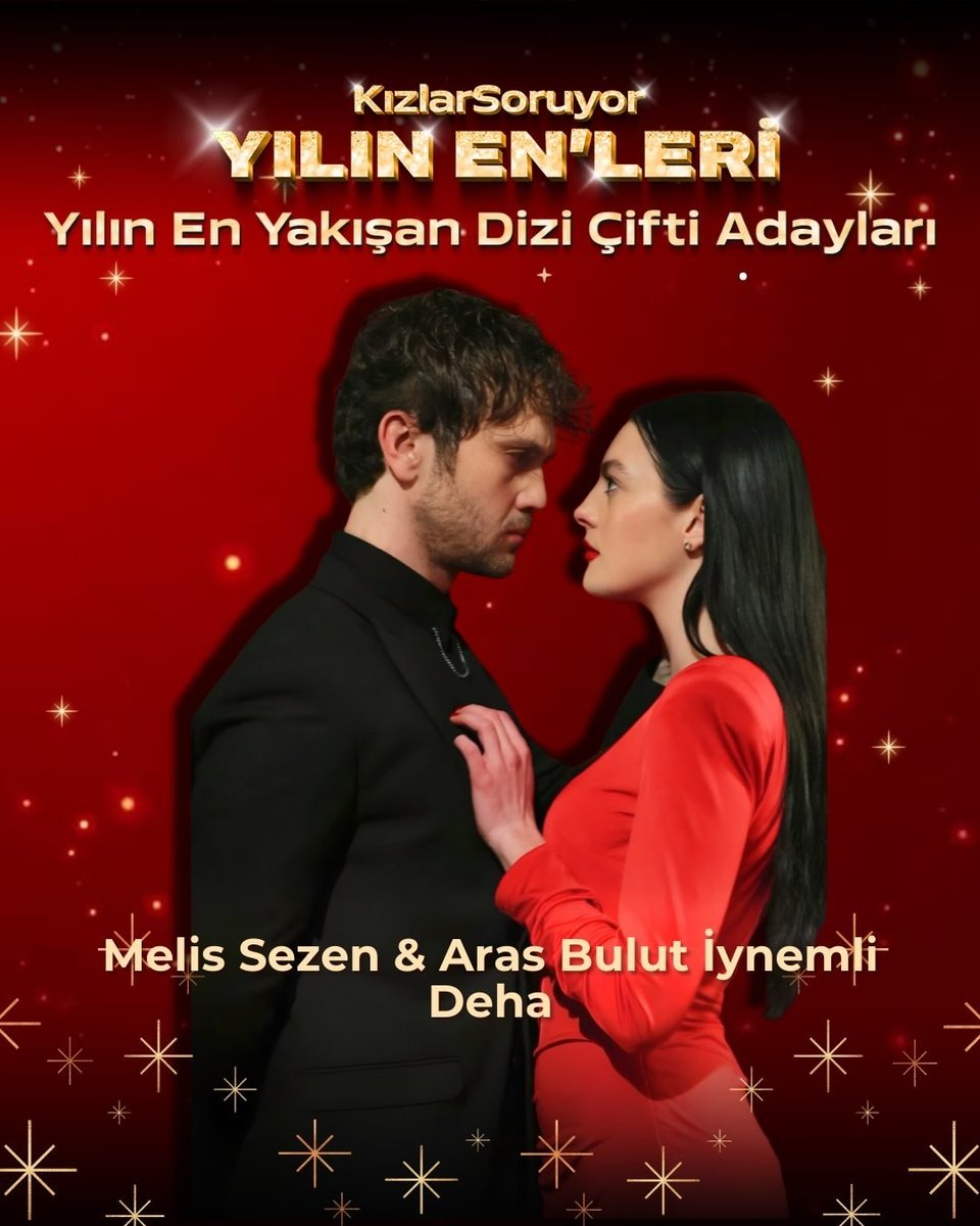 bestofsezen's tweet image. 🏆 | Melis Sezen ve Aras Bulut İynemli, &quot;Deha&quot; dizisindeki partnerlikleriyle 10. KızlarSoruyor Yılın Enleri anketinde &quot;Yılın En Yakışan Dizi Çifti&quot; kategorisine aday gösterildi! ❤️‍🔥

⬇️ | Aşağıdaki linkten oyunuzu kullanabilirsiniz. ✨️

🔗 | kizlarsoruyor.com/yeni-yil/q2588…

#MelisSezen…