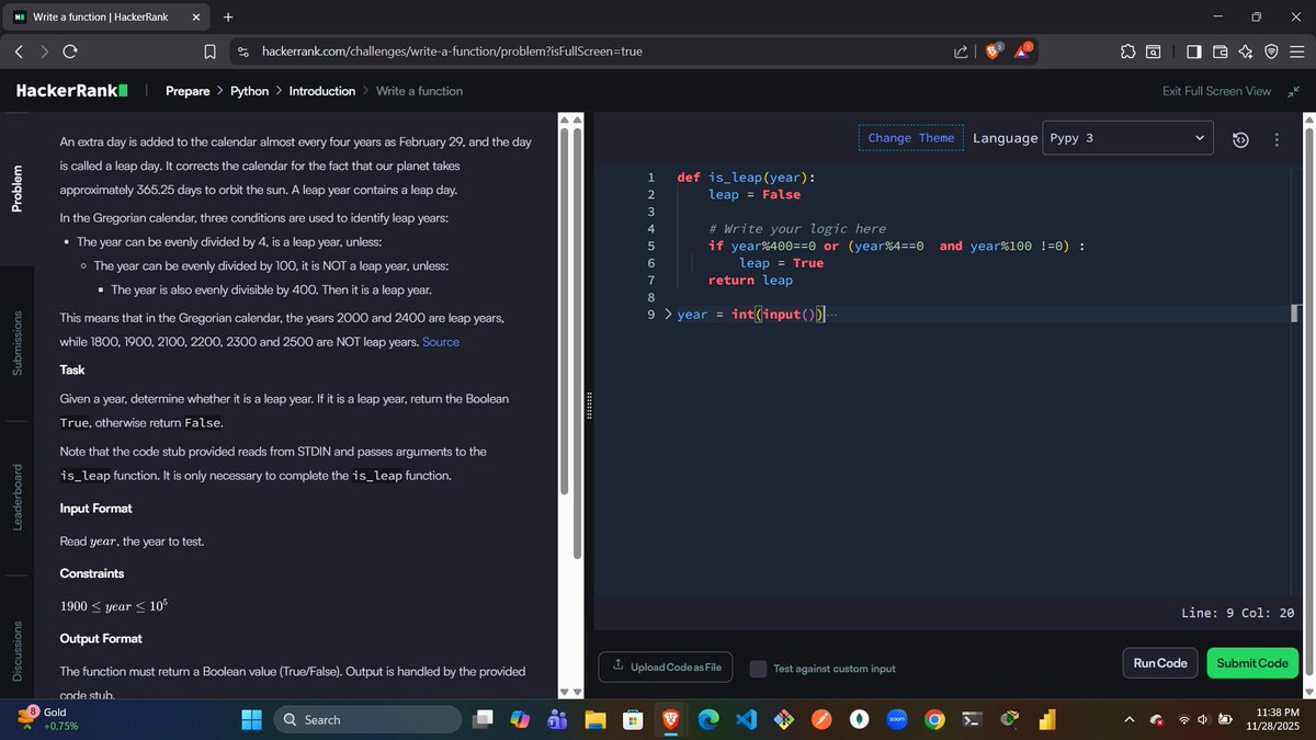codewithGenZ's tweet image. Day 98-100🚀: #100daysofcode : #GeeksforGeeks
Completed 100 days of code  #GFG #Leetcode #Cpp_language #100daysofchallenge #codinglife #LearnInPublic #learnprogramming #programmer #coder #CodingJourney #codewithGenZ #BuildYourself #Hackathon #Genius #ProblemSolving