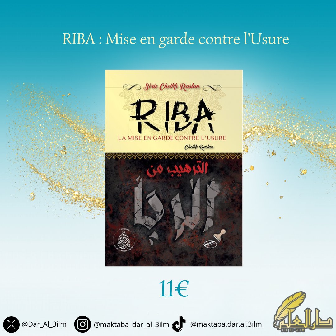 ✨Nouveauté✨

Le tome 25 de la série Sheikh Ralsan est également disponible. Un rappel à propos  un péché très grave mais qui est malheureusement très rependu surtout chez les musulmans qui vivent en occident.