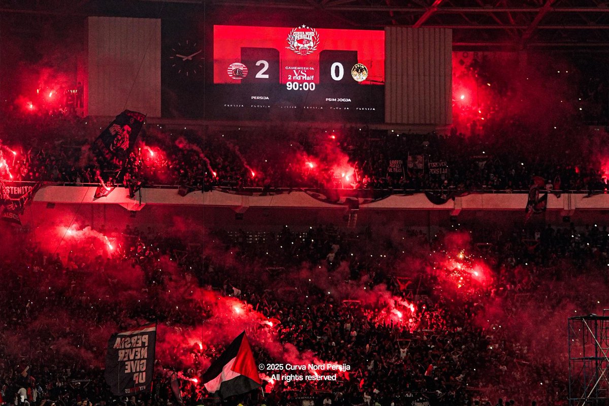 JAYA RAYA SELAMANYA @PERSIJA_JKT! 🖤🔥🥷🏴
#persija
#curvanordpersija