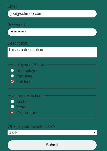 aztec331's tweet image. Skills acquired:- 
1) Use formData.getall function 
2) How to use array as a key in a js object 

#100DaysOfCode #MERN #WebDevelopment #Coding #BuildInPublic