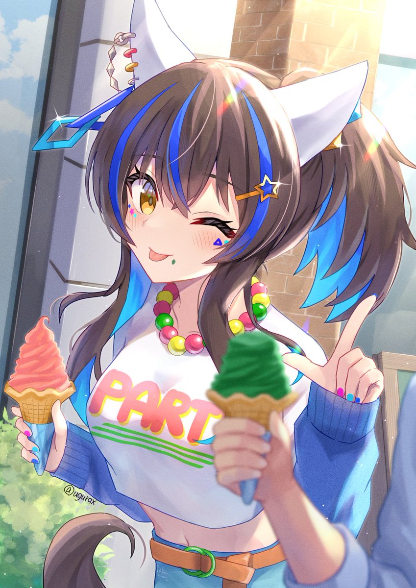 ugurax's tweet image. 隙ありっ♡
#ウマ娘