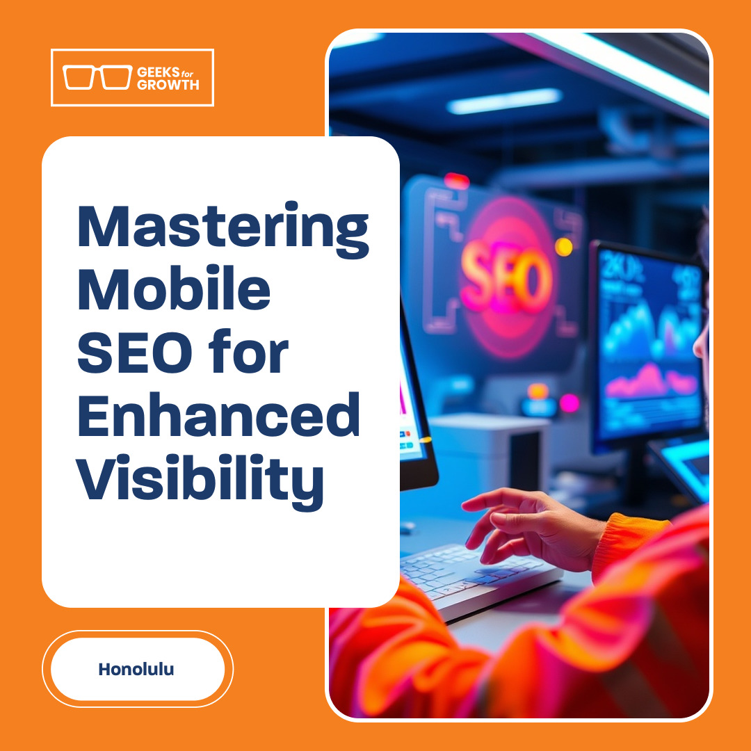 TGG_Honolulu's tweet image. Master mobile SEO by optimizing site speed and ensuring mobile-friendly design. Use AMP and local search strategies to enhance visibility and user experience.