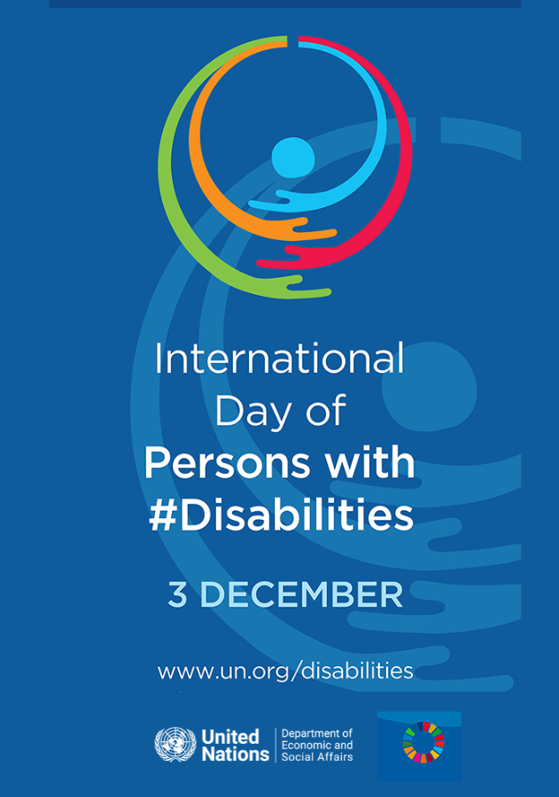 UNDESASocial's tweet photo. 3 December is International Day of Persons with Disabilities #IDPD.

Let's celebrate the contributions of persons with disabilities and work together to build a more inclusive, equitable, and sustainable future for all.

🔗 https://t.co/SauczxDgTG
#DisabilityDay #EveryoneIncluded https://t.co/1WfrR3SSOT