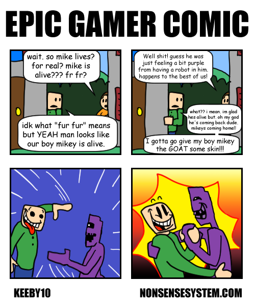 KeebyAstrokat's tweet image. EPIC GAMER COMIC 350