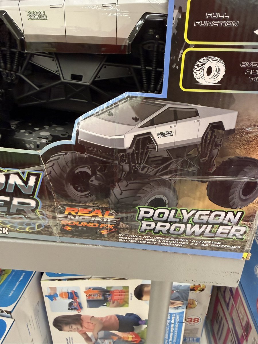 “Polygon Prowler?” 🤔 

Blatant ripoff of Tesla Cybertruck. 😝