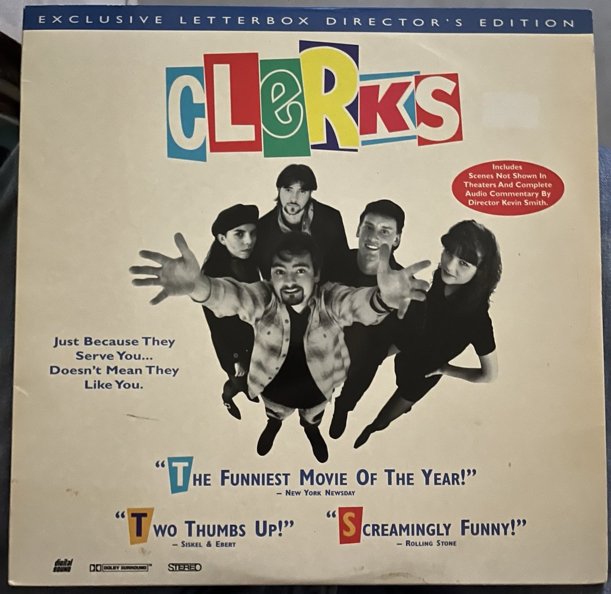 LaserDiscLover's tweet image. CLERKS (1994) Cult Classic Kevin Smith Laserdisc

Ends Thu 4th Dec @ 4:27am

ebay.co.uk/itm/1776183150…

#ad #laserdisc #mca #laserdisccollector